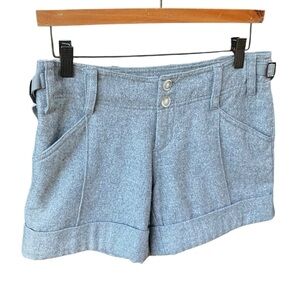 Chic Heather Gray Women's Shorts, Size Small